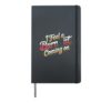 I Feel A Burnout Coming On Racer Slang Car - Hardcover Journal, Black