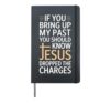 If You Bring Up My Past Jesus Dropped The Charges Hardcover Journal, Black