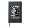 I Have Standards Poodle Dog Owner Hardcover Journal, Black