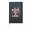 I Have Two Titles Mom And Nanny Floral Mothers Day Hardcover Journal, Black