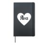 I Heart Ava Favorite First Name Heart Love Ava Hardcover Journal, Black