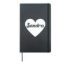I Heart Sandra Favorite First Name Heart Love Sandra Hardcover Journal, Black
