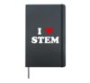 I Heart Teacher - Funny I Love STEM Hardcover Journal, Black