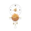 IHRTLH Clock Decorative Painting Living Room Wall Sconce(40 * 80cm)