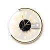 IHRTLH Living Room Clock Wall Light Painting Dining Backdrop Silent Glowing Art(60 * 60cm)
