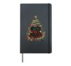 I Identify As A Christmas Tree Lit On The Outside Sarcastic Hardcover Journal, Black