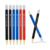 ii gen RUBIC 0.6mm 6Pcs Erasable Gel Pens, Black/blue/red, School & Planner