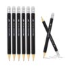 ii gen RUBIC 0.6mm 6Pcs Erasable Gel Pens, Black, School & Planner