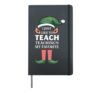 I Just Like To Teach Teachings My Favorite Christmas Teacher Hardcover Journal, Black