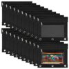 IKAYAS 20 Pack Pencil Pouch for 3 Ring Binder with Zipper, Black