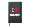 I Love Bochum Germany For Men Women Children Hardcover Journal, Black