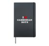 I Love Cambodian Boys, I Heart Cambodian Boys Hardcover Journal, Black