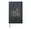 I Love Earth - Earth Day Environment Hardcover Journal, Black