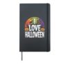 I Love Halloween Haunted Night Fun Hardcover Journal, Black