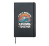 I Love It When We're Cruising Together Fun Hardcover Journal, Black