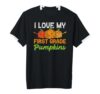 I Love My 1st First Grade Pumpkins Halloween Teacher Women Adult & Youth Soccer Jersey