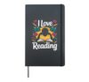 I Love Reading Books Literature Passion Hardcover Journal, Black
