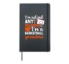 I'm A Basketball Grandma Of A Basketball Player Grandmother Hardcover Journal, Black