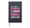 Im A Bunco And Wine Kind Of Girl Dice Game Design Hardcover Journal, Black