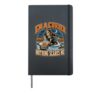 I'm A Curler Nothing Scares Me Halloween Skeleton Curling Hardcover Journal, Black