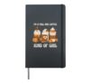 I'm a Fall and Coffee Kind of Girl Autumn & Coffee Lover Hardcover Journal, Black