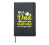 I'm a father and football coach. I'm always right Hardcover Journal, Black