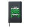 I Make Traumatic Brain Injury Look Good Funny TBI Warrior Hardcover Journal, Black