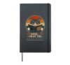 I'm At The Good Part Funny Reading Cat Book Lover Reader Hardcover Journal, Black