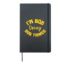 I'm Bob Doing Bob Things Hardcover Journal, Black