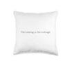 I'm Coming to the Cottage Heated Hockey Romance Bookish Gift Throw Pillow