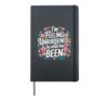 I'm Feeling Unburdened By What Has Been Mindset |- Hardcover Journal, Black