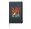 I'm Gayle Doing Gayle Things Funny Gifts Christmas Idea Hardcover Journal, Black