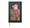I'm Here Because I Was Told There Would Be Flying Pigs Hardcover Journal, Black