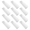 IMIKEYA 12pcs White Pp Rectangular Plastic Organizer Basket for Drawer