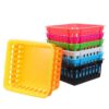 IMIKEYA 8pcs Small Plastic Desktop Storage Basket for Classroom