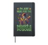I'M JUST HERE FOR THE PARADES AND PO' BOYS! Hardcover Journal, Black