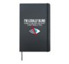 I'm Legally Blind Blindness For Blind People Hardcover Journal, Black