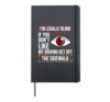 I'm Legally Blind Blindness Gift For Blind People Hardcover Journal, Black