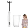 Immersion Hand Blender Multi-Purpose Mixing Food Processor Stand Shake