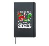 I'm Not an Elf I'm Just Short Funny Christmas Matching Elf Hardcover Journal, Black