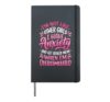 I'm Not Like Other Girls I Have Anxiety Mean Overstimulated Hardcover Journal, Black