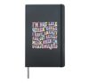 I'm Not Like Other Girls I Have Anxiety Mean Overstimulated Hardcover Journal, Black