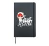 I'm Not Short I'm Just Chibi Cute Little Girl Anime T Shirt Hardcover Journal, Black