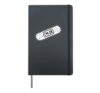 Im Ok Bandaid Minimal Blackwork Hardcover Journal, Black