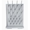 IMOSEI Lab Supply Pegboard Bench, Lab Drying Racks, 27 Pegs Drying Rack,Desktop Laboratory Supplies Cleaning Equipment, for Education or Laboratory Science Use, Lab Glassware and Bottles
