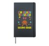Im Ready To Crush Second Grade 2nd Black Girl African School Hardcover Journal, Black