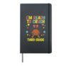 Im Ready To Crush Third Grade 3rd Black Girl African School Hardcover Journal, Black