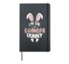 I'm The Grandpa Bunny Matching Family Easter Bunny Hardcover Journal, Black