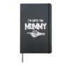 I'm With Mummy Matching Couple Easy Costume Halloween Hardcover Journal, Black