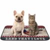 Independence Day Flag Washable Pee Pads for Dogs 24"x36" Pentagram White Star Wooden Board Waterproof Non-Slip Dog Pads for Puppy, Senior & Incontinent Dogs Playpen, Travel Crate Liner Use